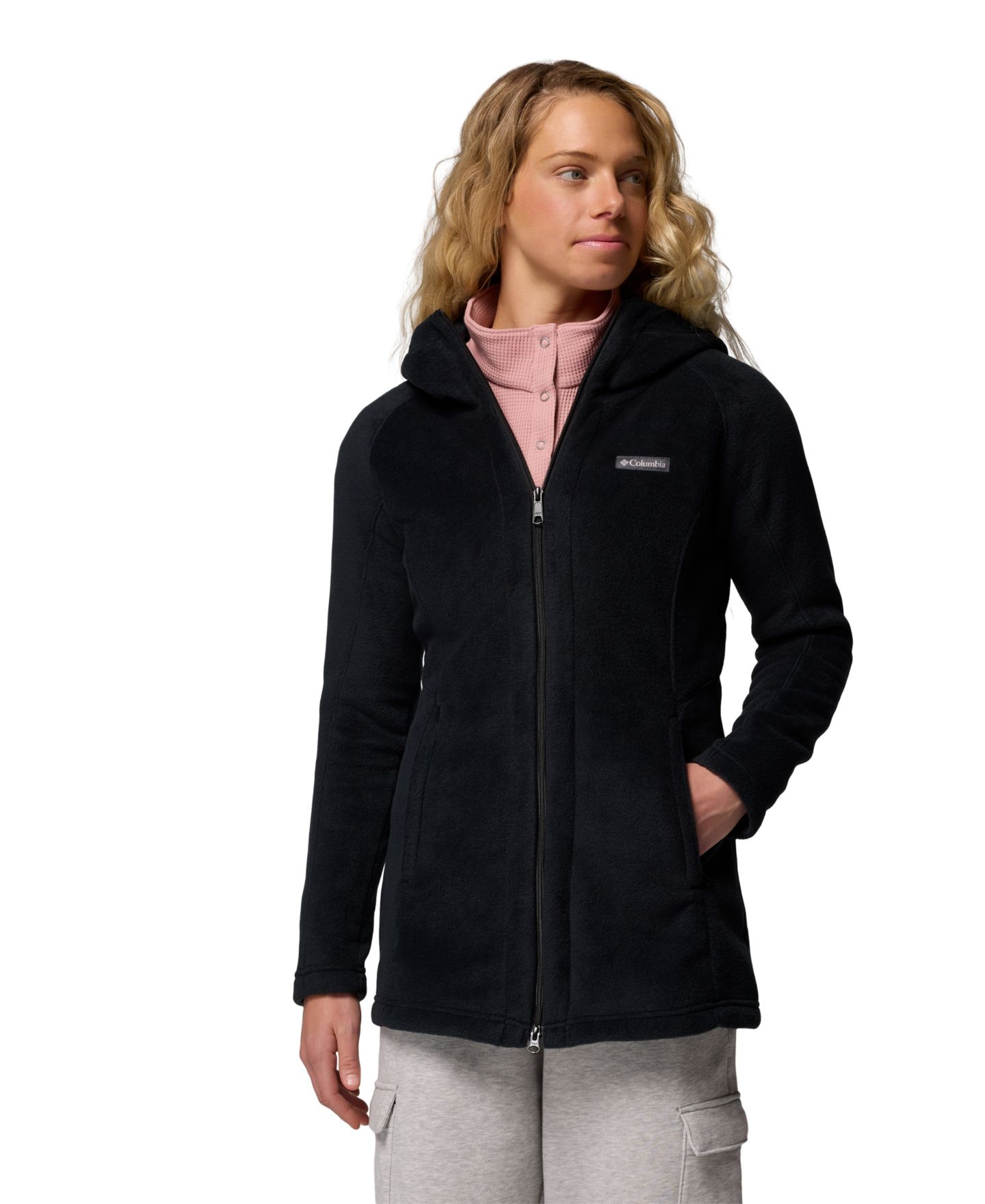 Женское худи Columbia Benton Springs™ II Full Zip Fleece, цвет: Чёрный — фото 1