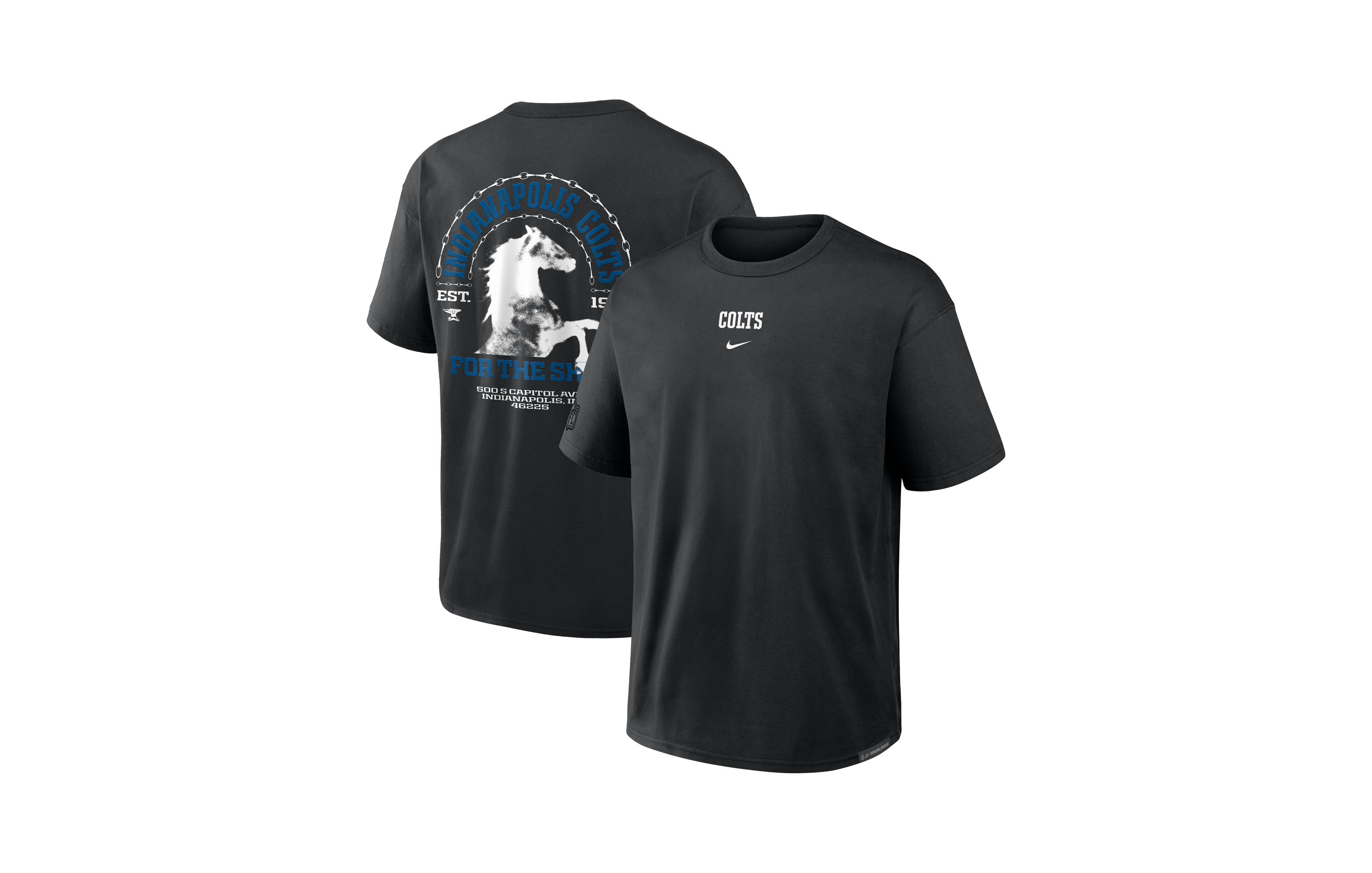Nike Men's Black Indianapolis Colts 2026 Rivalries Collection Max90 T-Shirt