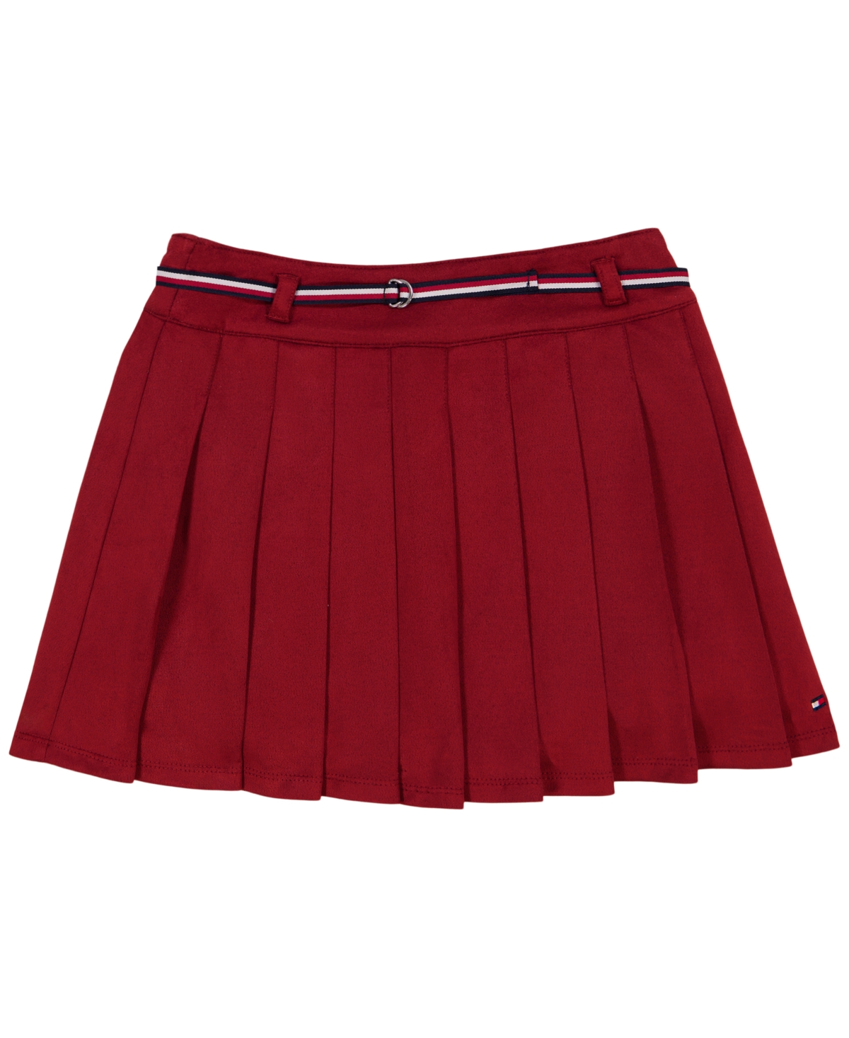 Tommy Hilfiger Girls' 7-16 Pull-On Pleated Knit Skirt