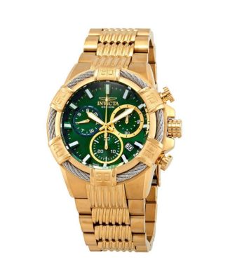 Men's Quartz Chronograph Bolt Stainless Steel Watch, 51mm
