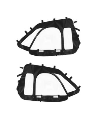 UTV Soft Cab Enclosure Upper Doors with Zipper Side Windows