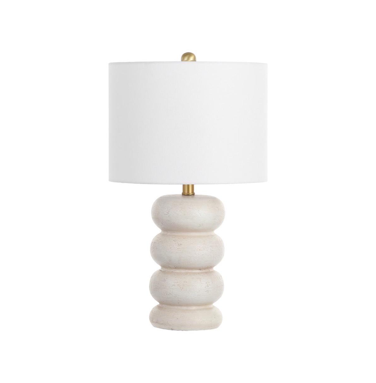 Safavieh Coco Cream Ceramic Table Lamp 13" x 13" x 22"