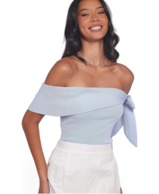 Women's Petal & Pup Charama Off Shoulder Knit Top