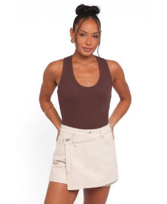 Women's Miles Racerback Ribbed-Knit Tank Top