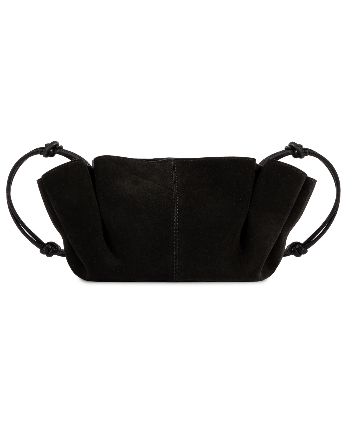 Sam Edelman Gigi Knotted Suede Medium Crossbody Handbag