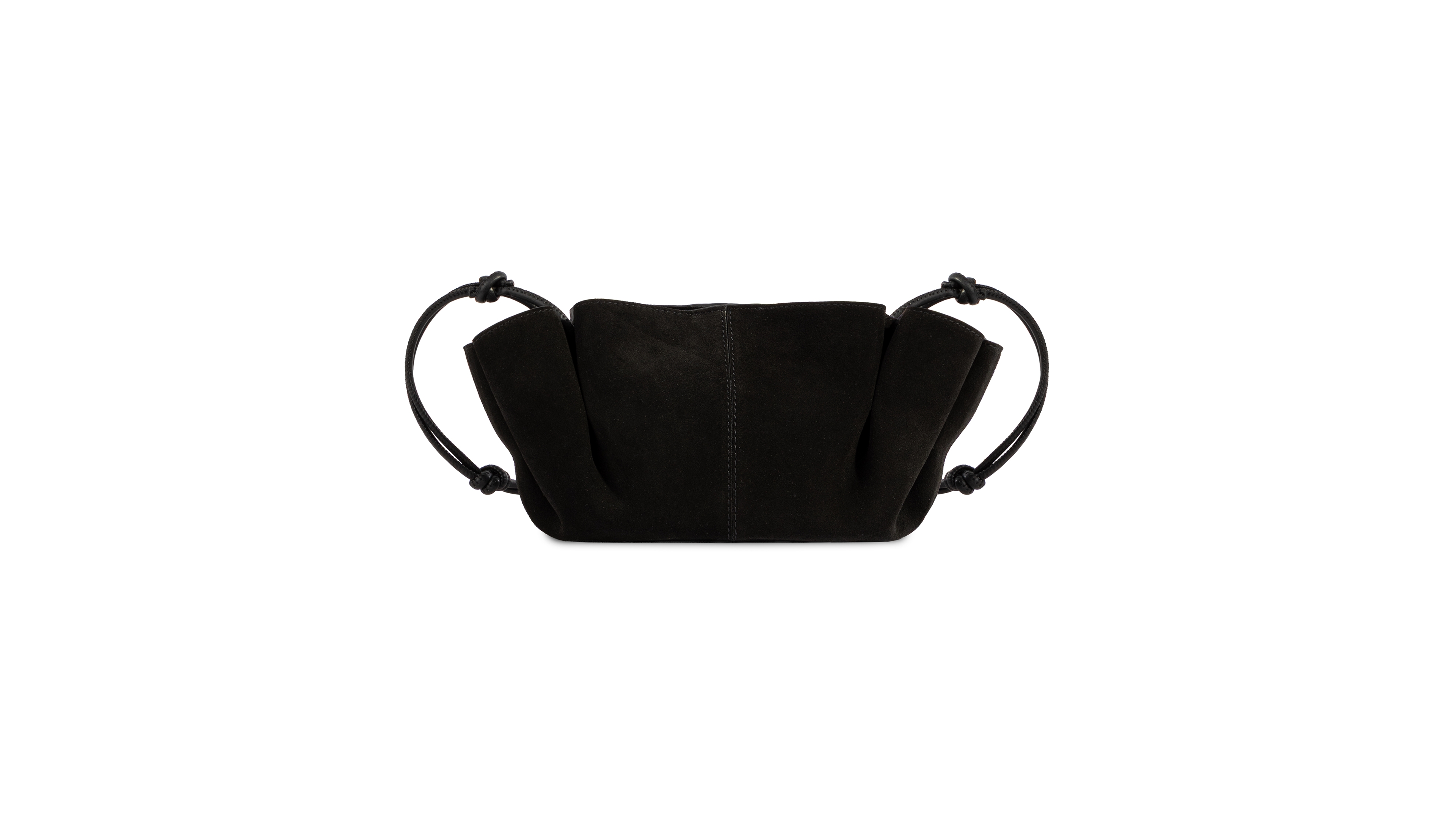 Sam Edelman Gigi Knotted Suede Medium Crossbody Handbag