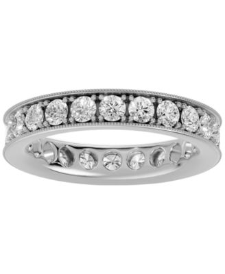 Diamond Round-Cut Full Eternity Anniversary Ring (2 ct. t.w.) in 14k White, Yellow, Rose Gold or Platinum