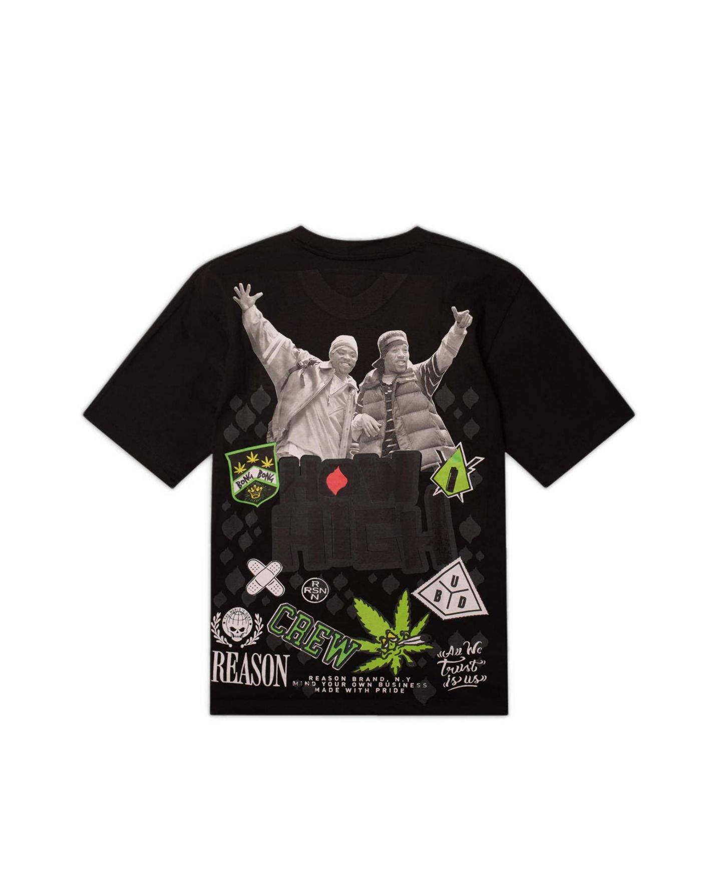 Мужская футболка Reason How High Crew Embroidered Short Sleeve — фото 1