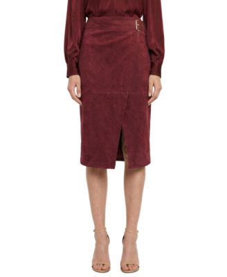 Women's Danica High-Waisted Wrap Midi Skirt