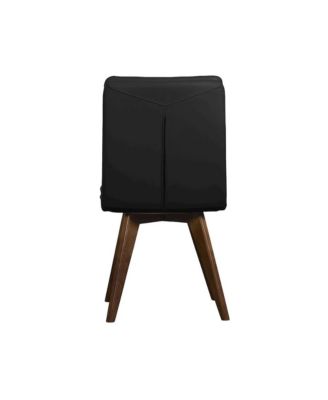 Castor Genuine Leather Counter Chair