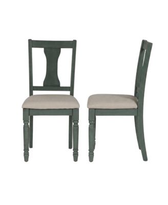 Set of 2 Willow Side Chairs with Comfortable Seat and Modern Design