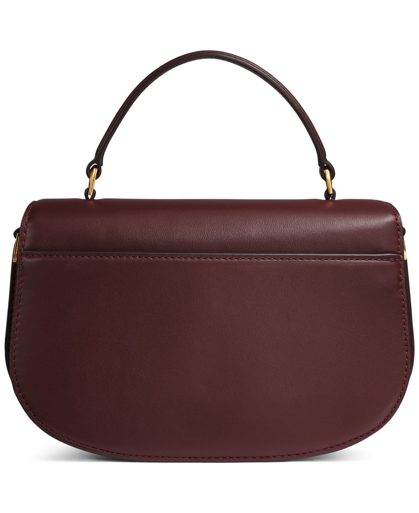 Женская сумка Donna Karan New York Madras Small Leather Crossbody, цвет: Чёрный вишнёвый — фото 2