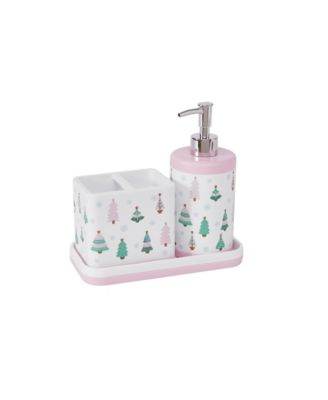 Sugar Spruce 3-Piece Decorative Resin Bath Accessory Set