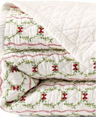 Printed Diamond Double Voile Quilt