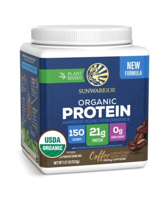Warrior Blend Performance Protein Powder, Coffee Flavor with Caffeine, 533.2 Gram (14 Servings)