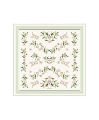 Lily Garden Double-Sided Silk Floral Scarf