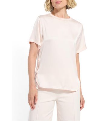 Women's Jenika Crochet Neck Band Mix-Media Top