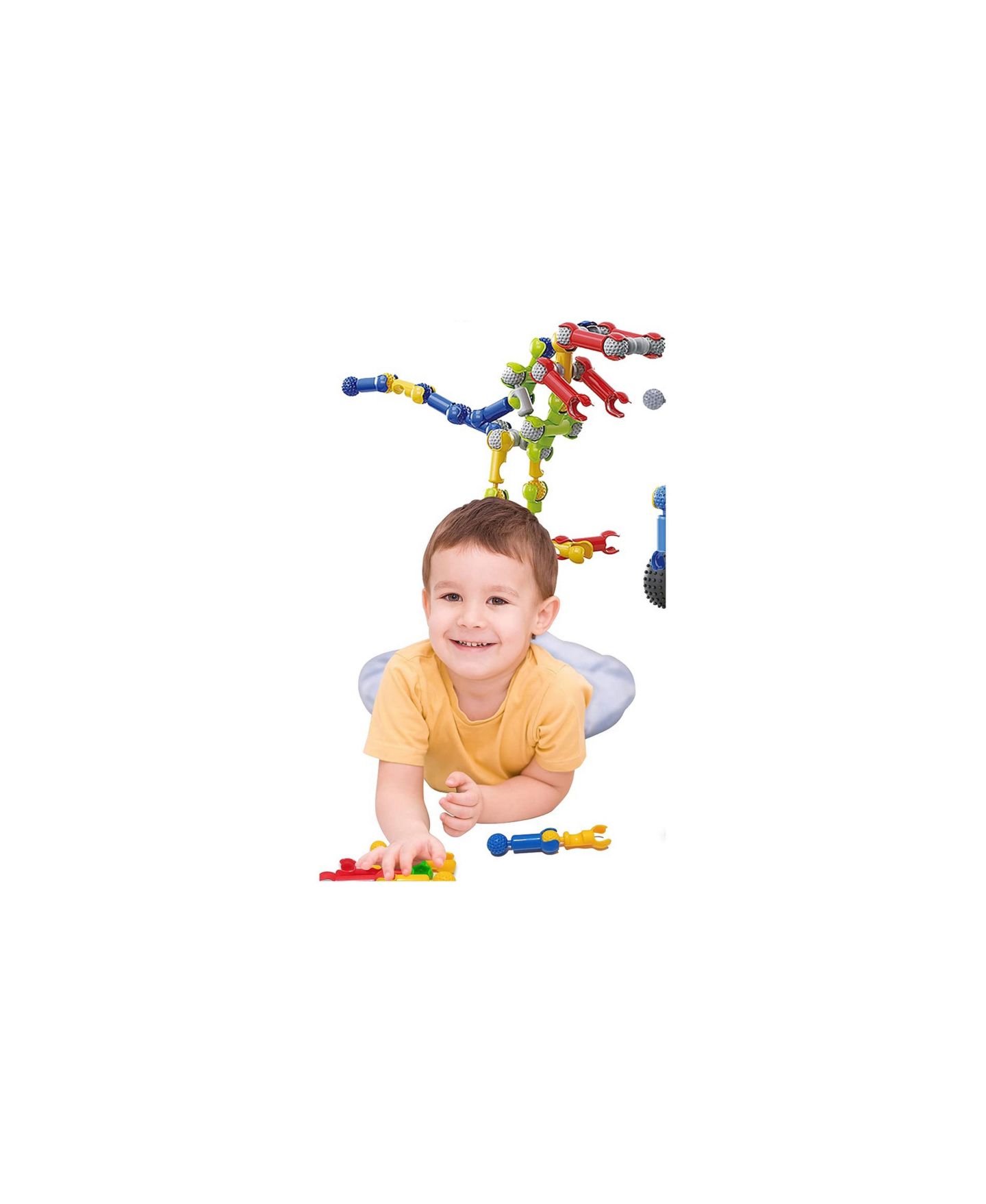 Детский конструктор GNUADZ 110-Piece Building Set, Ages 3+, цвет: Разноцветный — фото 1