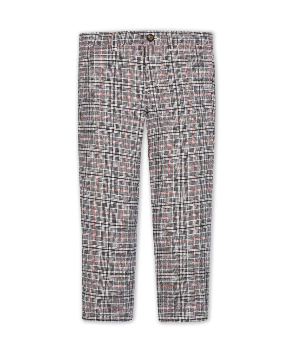 Hope & Henry Toddler Boys' 2T-5T Adjustable-Waist Brushed Suit Pants