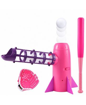 Auto Pop Up Baseball Pitching Machine For Kids Hitting Practice