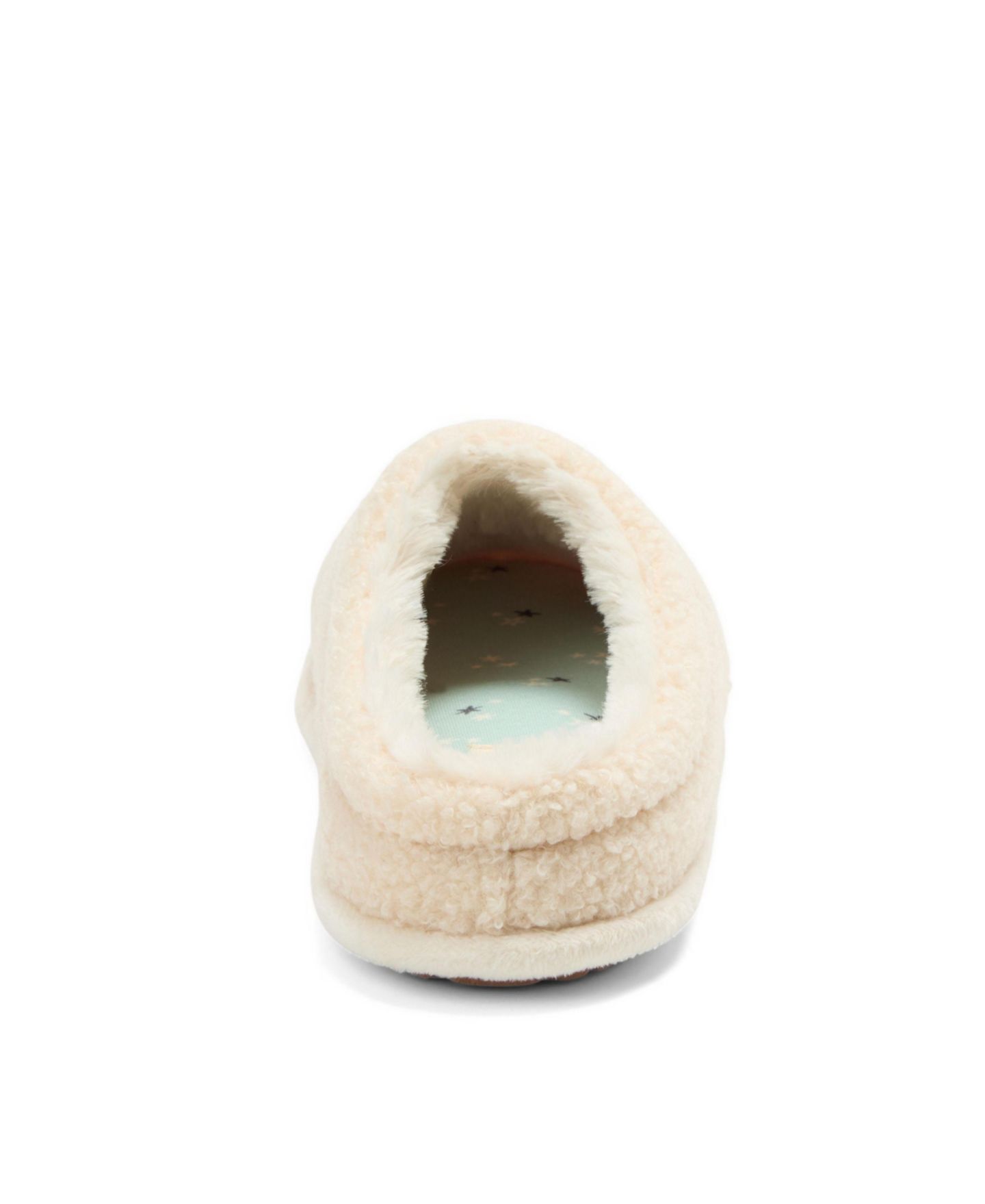 Женские сабо Dearfoams Holiday Novelty Trees Memory Foam Clog Slippers, цвет: Creme Brulee — фото 3