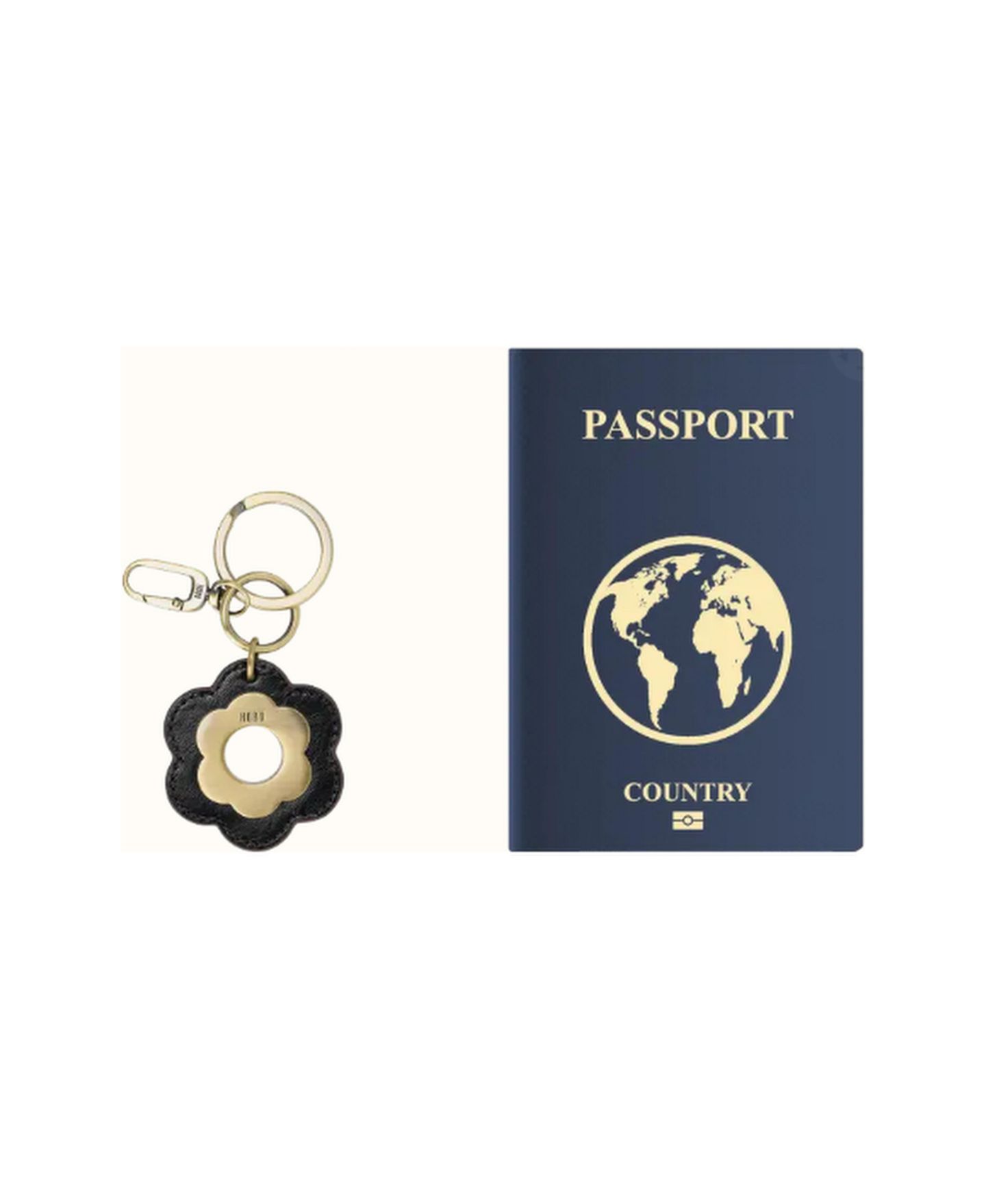 Женский брелок HOBO Daisy Clip-On Keychain, цвет: Чёрный — фото 3