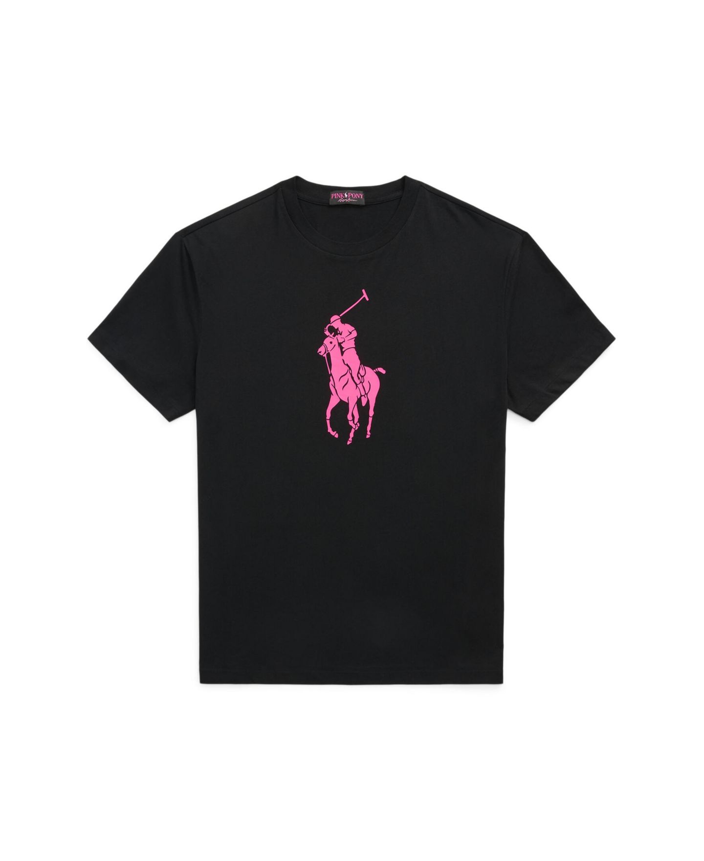Футболка Polo Ralph Lauren Unisex Pink Pony Classic-Fit Jersey, цвет: Чёрный — фото 5