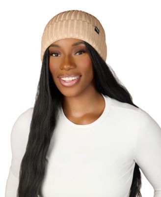 Unisex Stripe Satin Lined Beanie