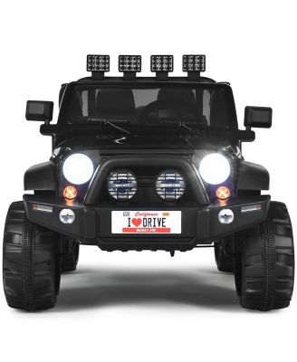 48.5 in 12V Remote-Control 2-Seater Ride On Truck, 110-lb Capacity, Ages 3+