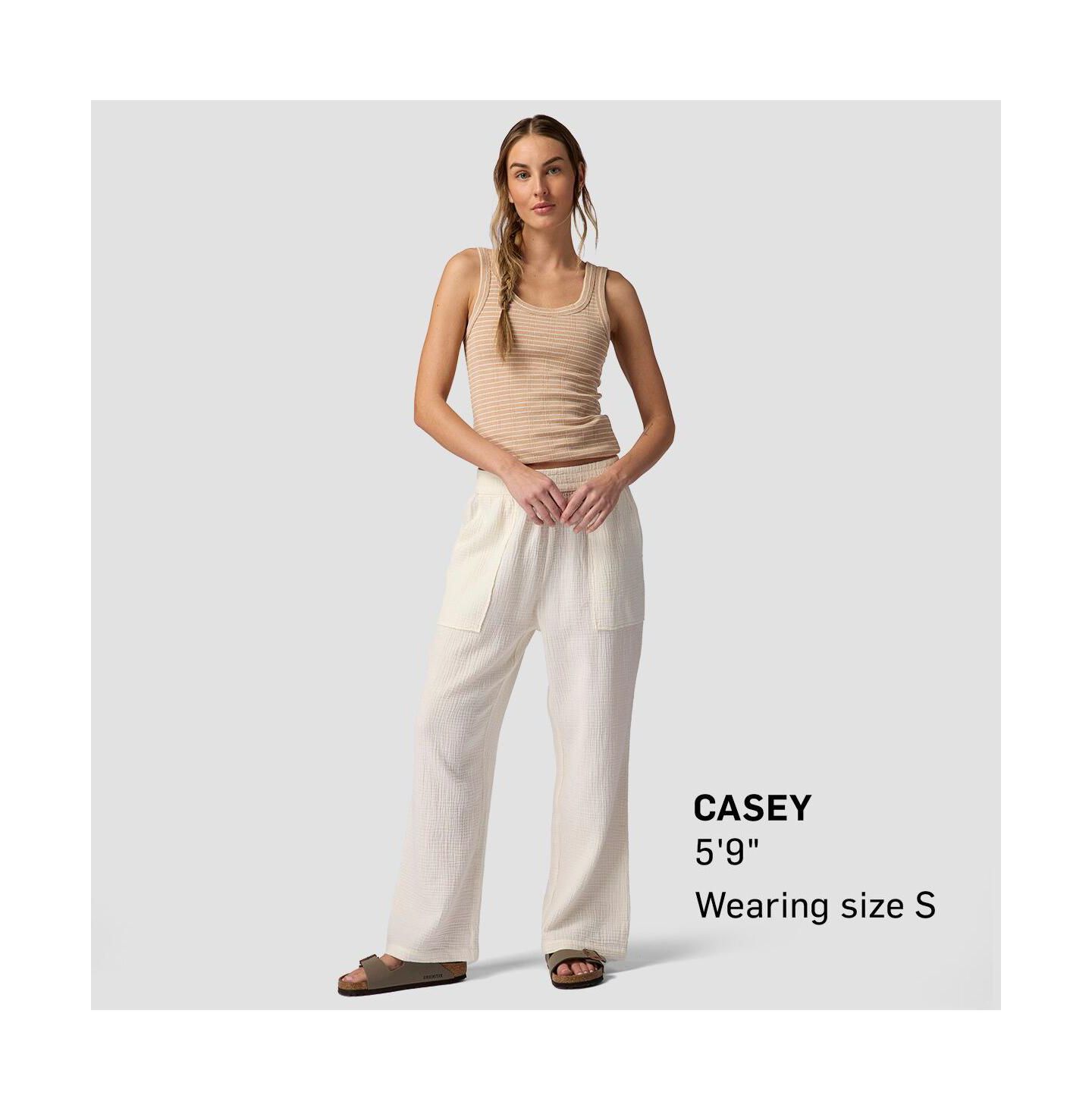 Женские брюки Backcountry BGA Cotton Gauze Pant Casual, цвет: Egret — фото 5