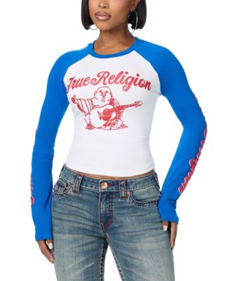 Women's Cropped Long-Sleeve T-Shirt