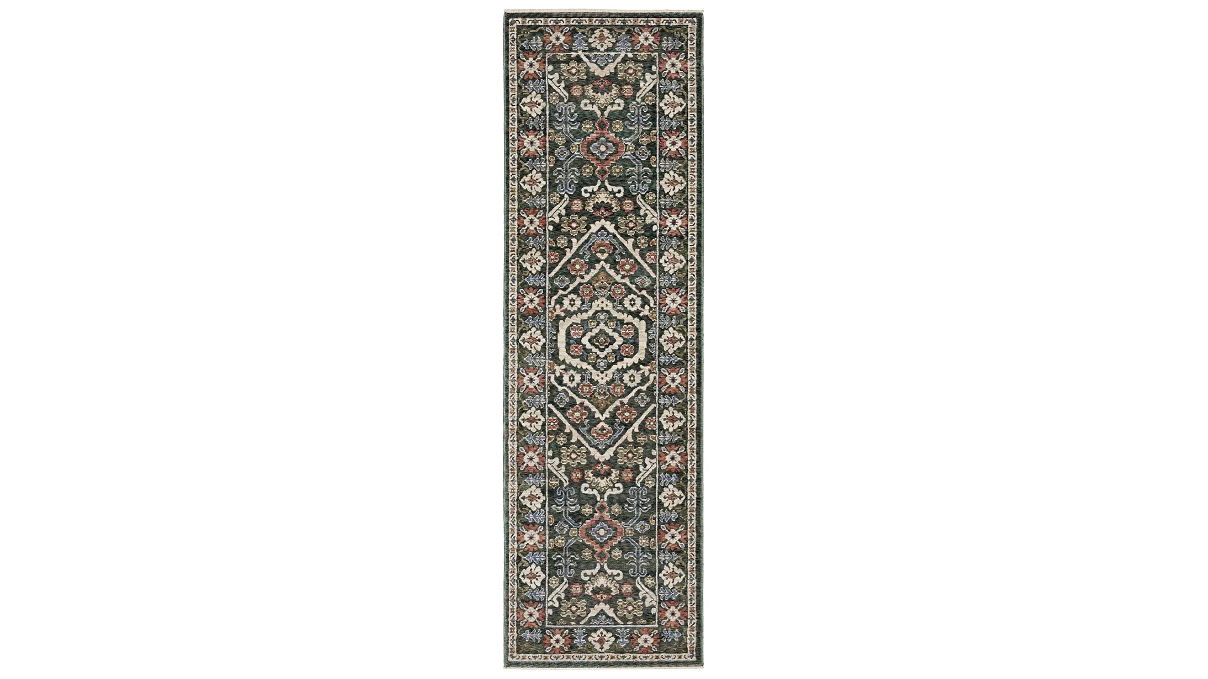 Oriental Weavers Hastings HA02B 2'3x7'6 Runner Area Rug