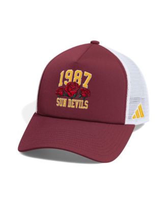 Men's Maroon Arizona State Sun Devils Roses Devils Foam Front Trucker Adjustable Hat