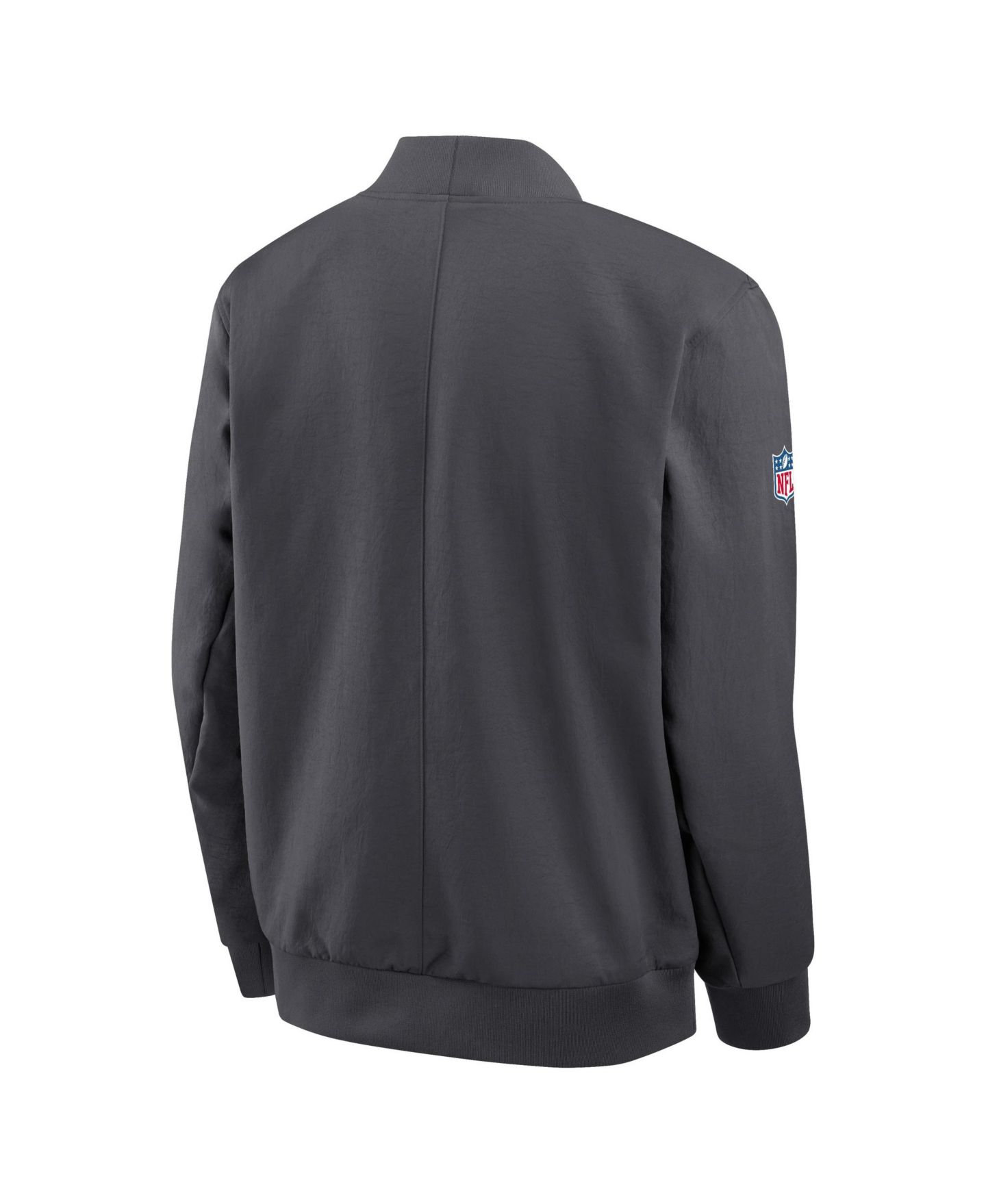 Мужская куртка Nike Anthracite Cleveland Browns Sideline Powerful Blocking Full-Zip Dri-FIT Bomber — фото 5