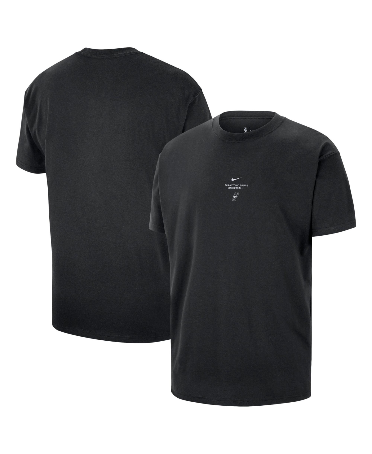 Nike Adult San Antonio Spurs Worn With Obsession Standard Issue Practice Club T-Shirt, Men's, Large, Black
