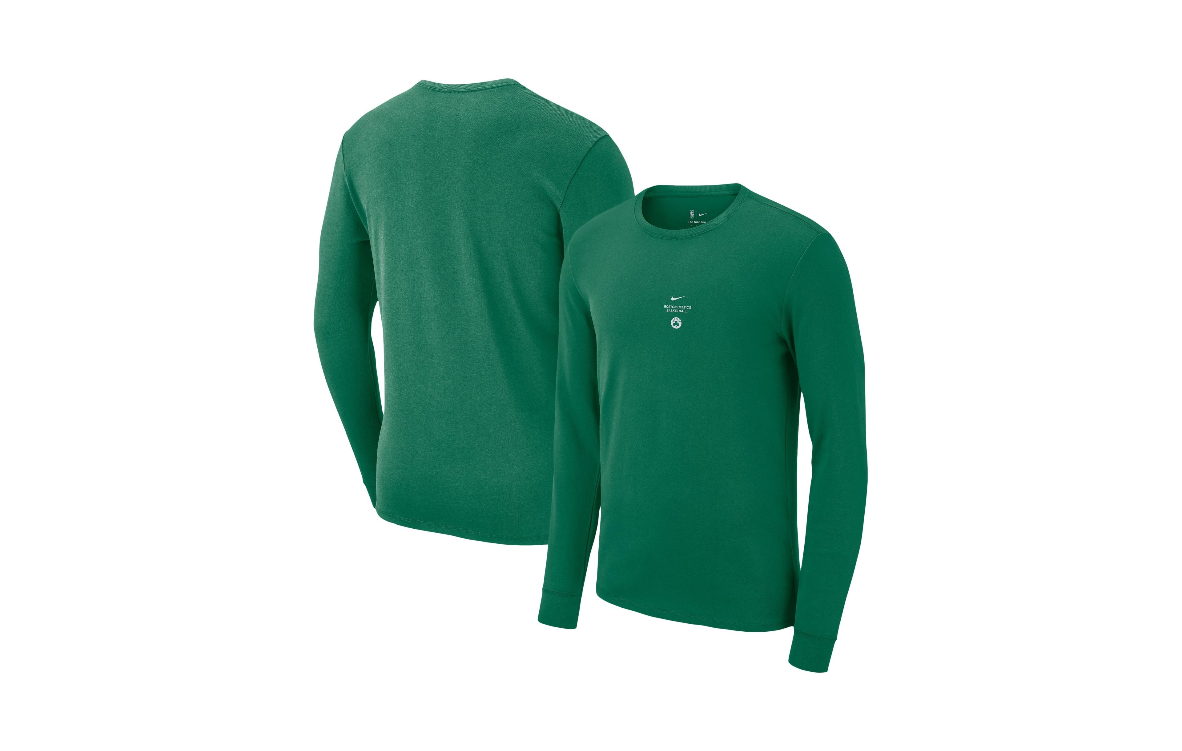 Nike Men's Kelly Green Boston Celtics 2026 Standard Issue Practice Long Sleeve T-Shirt