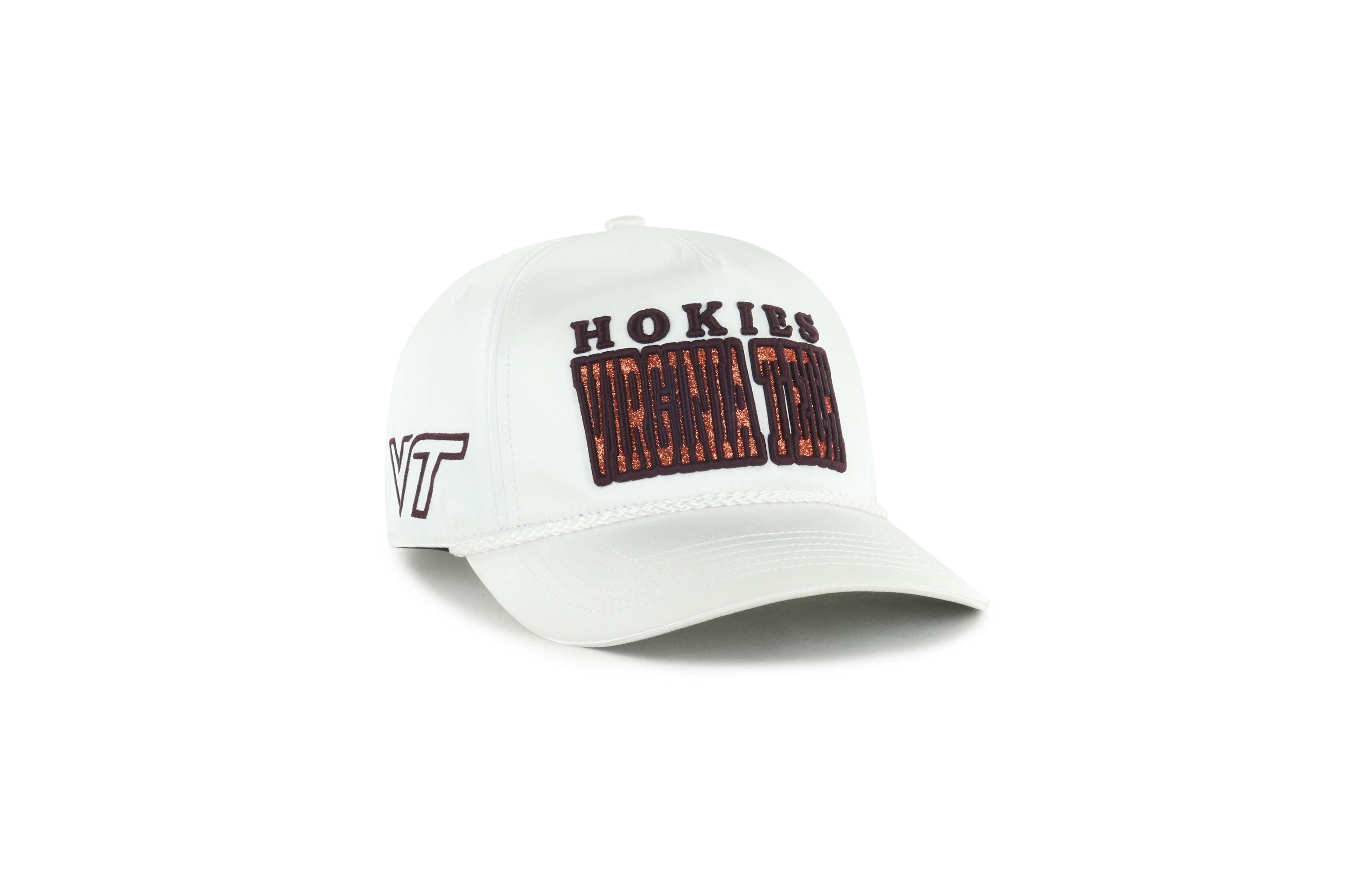 '47 Brand Women's White Virginia Tech Hokies Outspoken Hitch Adjustable Hat