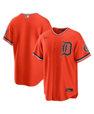 Men's Orange Detroit Tigers Alternate Stadium Jersey