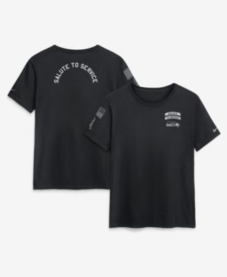 Women's Black Seattle Seahawks 2026 Salute to Service T-Shirt