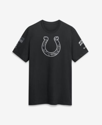 Men's Black Indianapolis Colts 2026 Salute to Service Slub T-Shirt