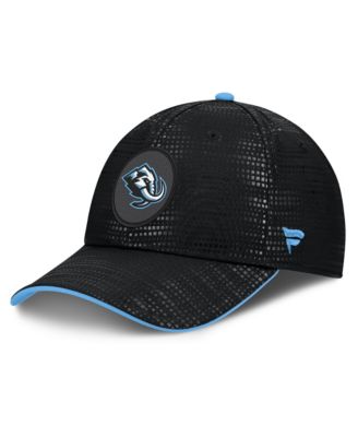 Men's Black Utah Mammoth Authentic Pro Rink Debossed Stretch Fit Hat