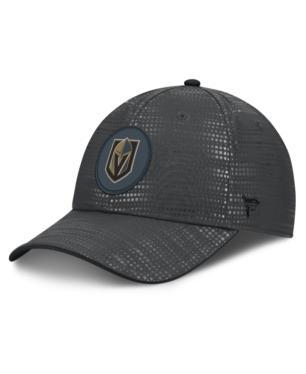 Fanatics Men's Charcoal Vegas Golden Knights Authentic Pro Rink Stretch Fit Hat - Charcoal, Black