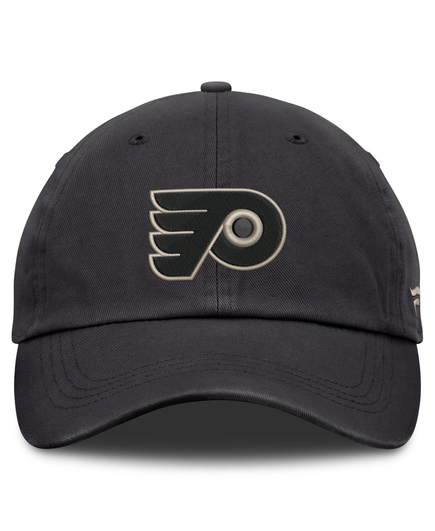Мужская кепка Fanatics Charcoal Philadelphia Flyers Road Phantom Washed Adjustable Hat — фото 2