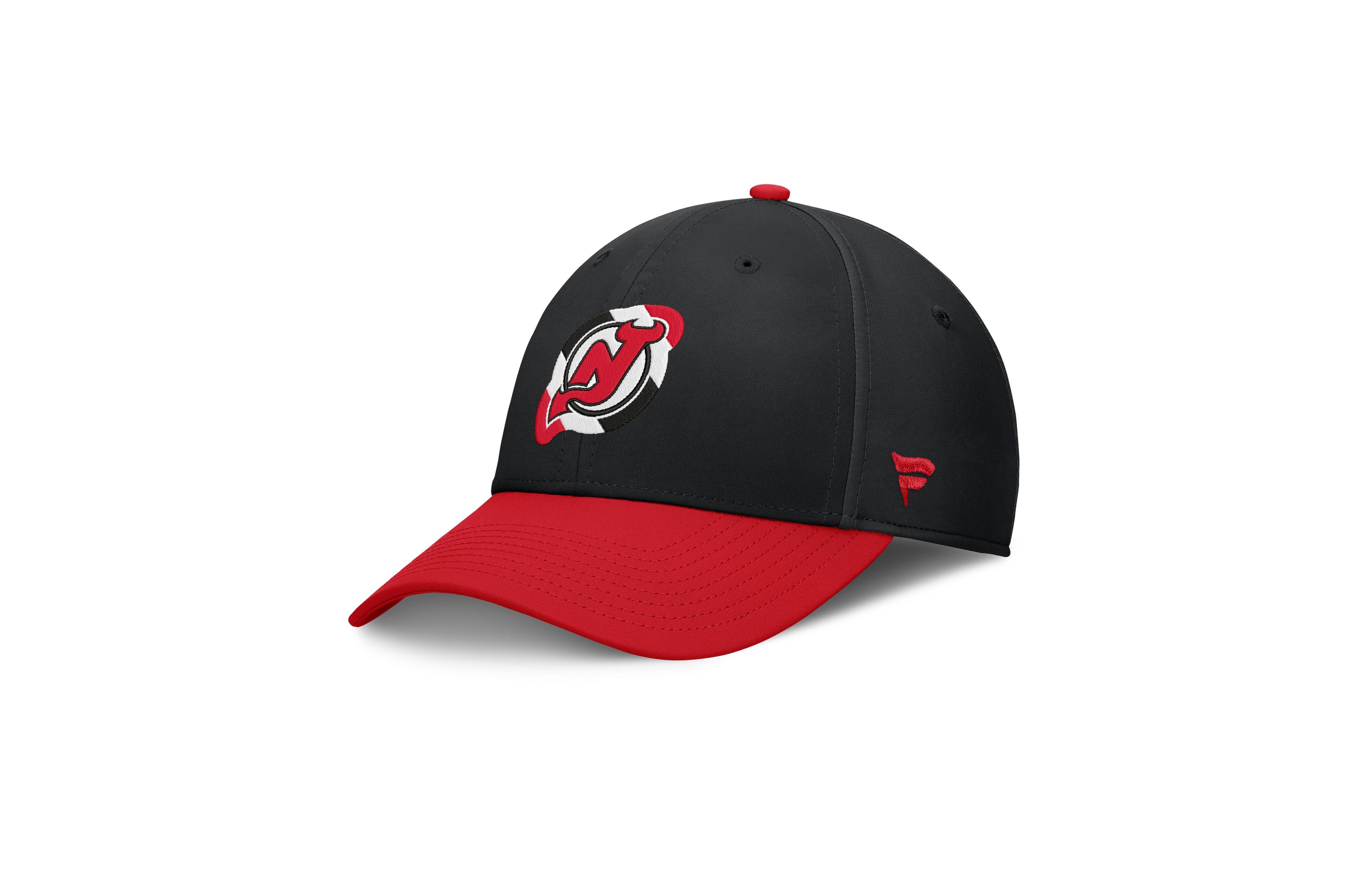 Fanatics Men's Black/Red New Jersey Devils Stretch Hat