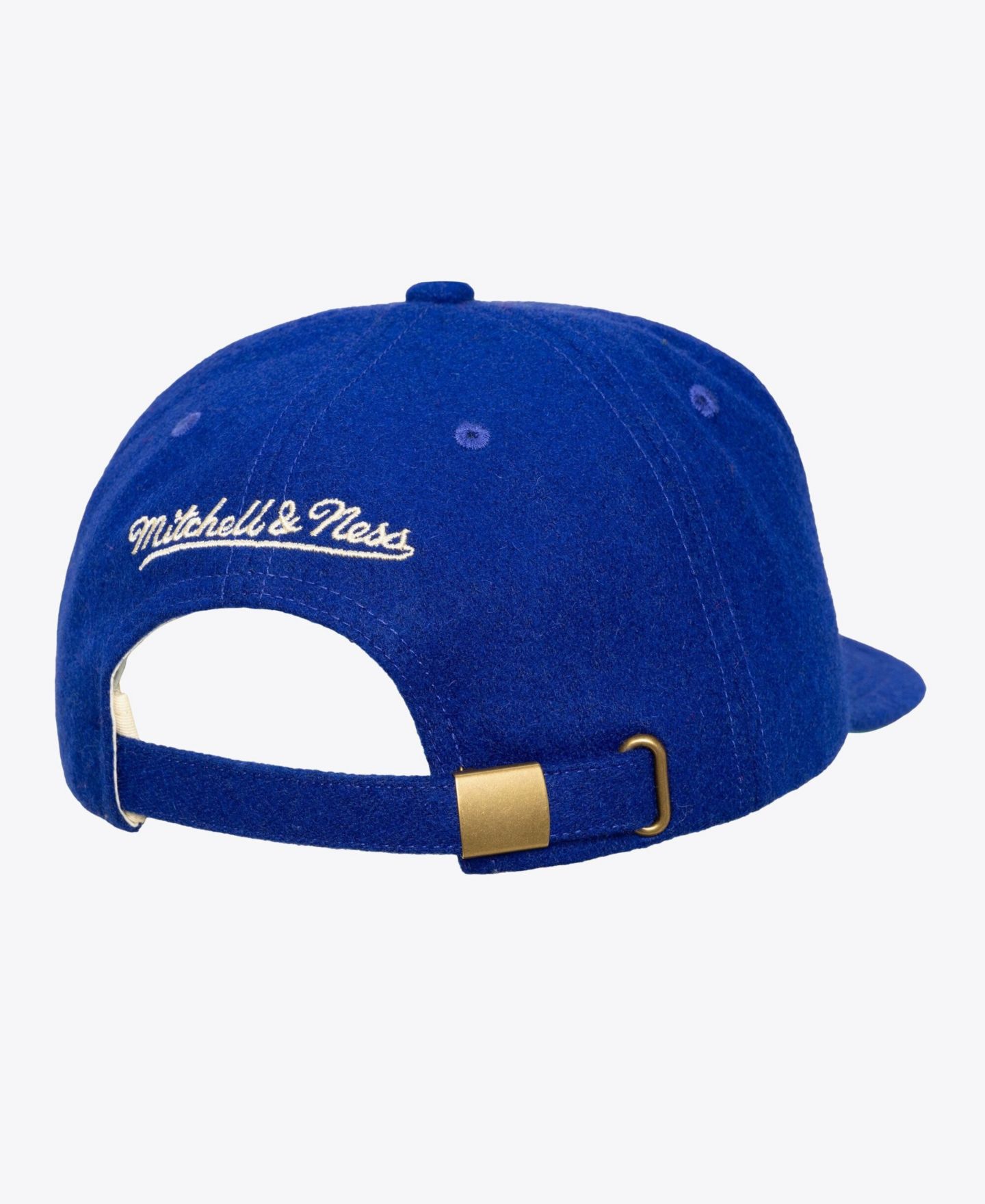 Мужская кепка Mitchell & Ness Blue Denver Nuggets Hardwood Classics Retro Roots Vintage Adjustable Hat — фото 2