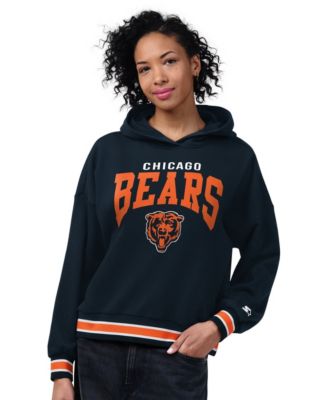 Women's Navy Chicago Bears Home Plate Hoodie