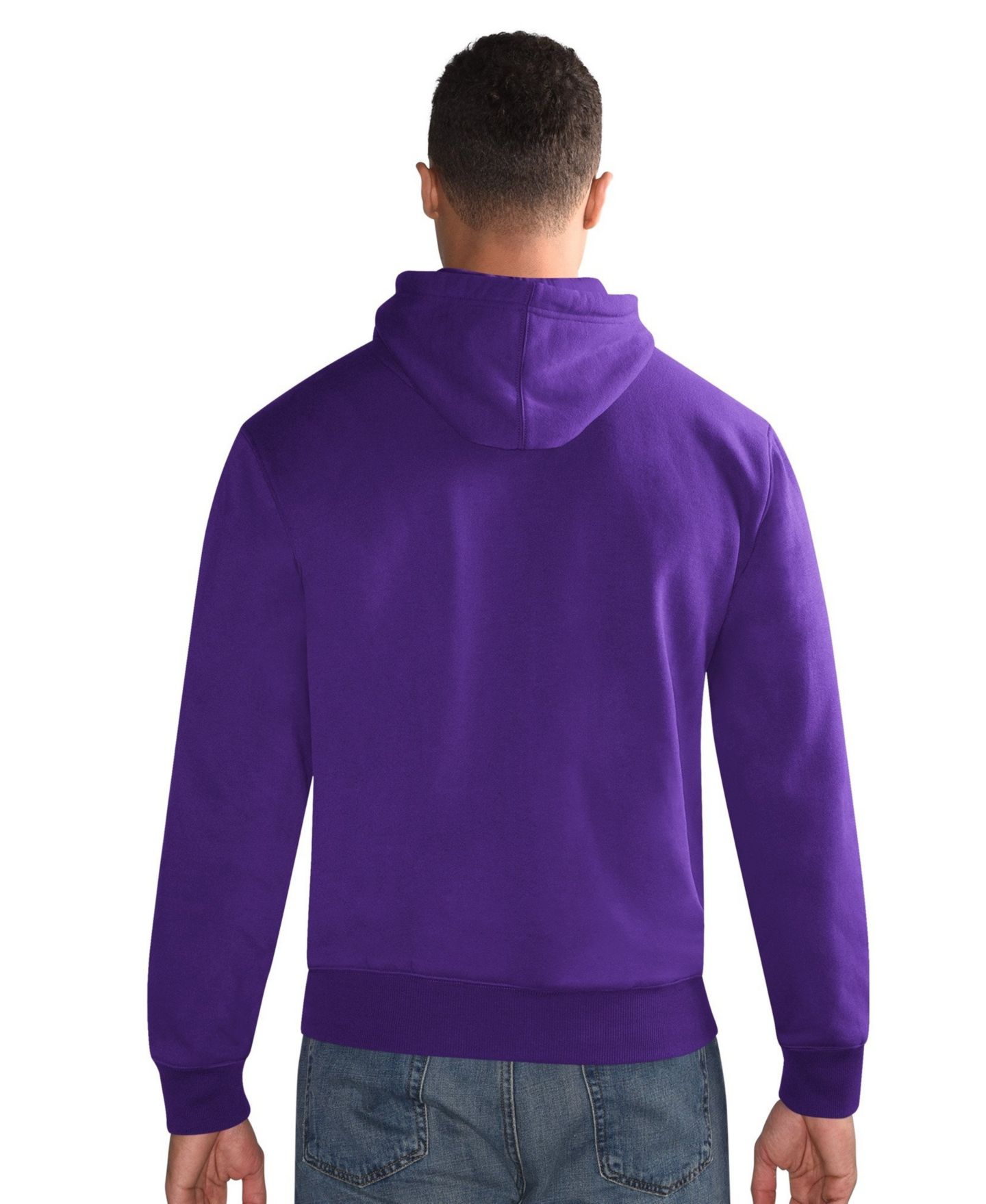 Мужские худи Starter Purple Minnesota Vikings and Cuffed Knit Hat Combo Pack — фото 3