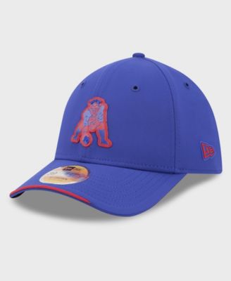 Men's Royal New England Patriots 2026 Sideline Throwback 39THIRTY M-Crown Flex Hat