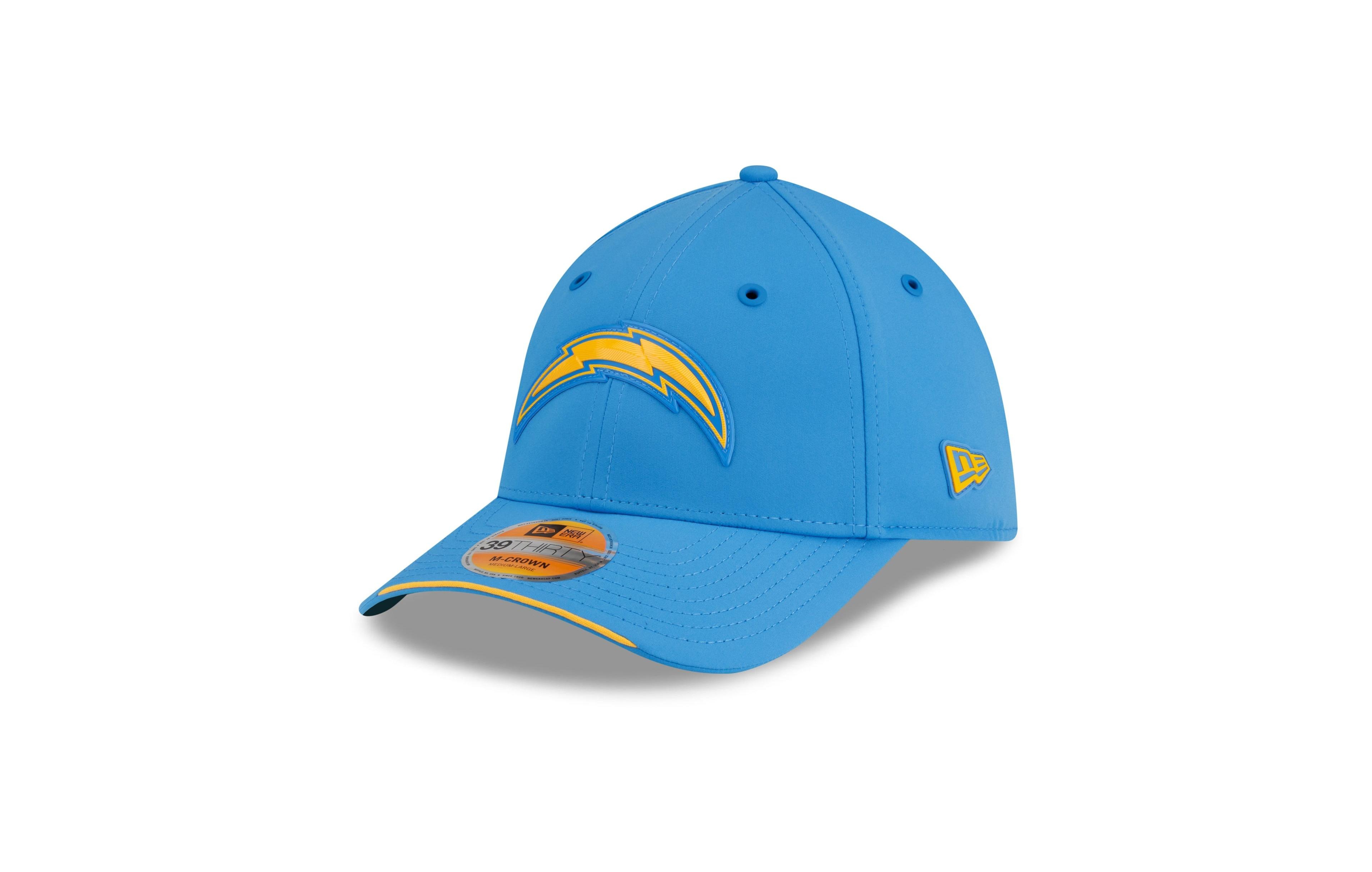 New Era Men's Powder Blue Los Angeles Chargers 2026 Sideline 39THIRTY M-Crown Flex Hat
