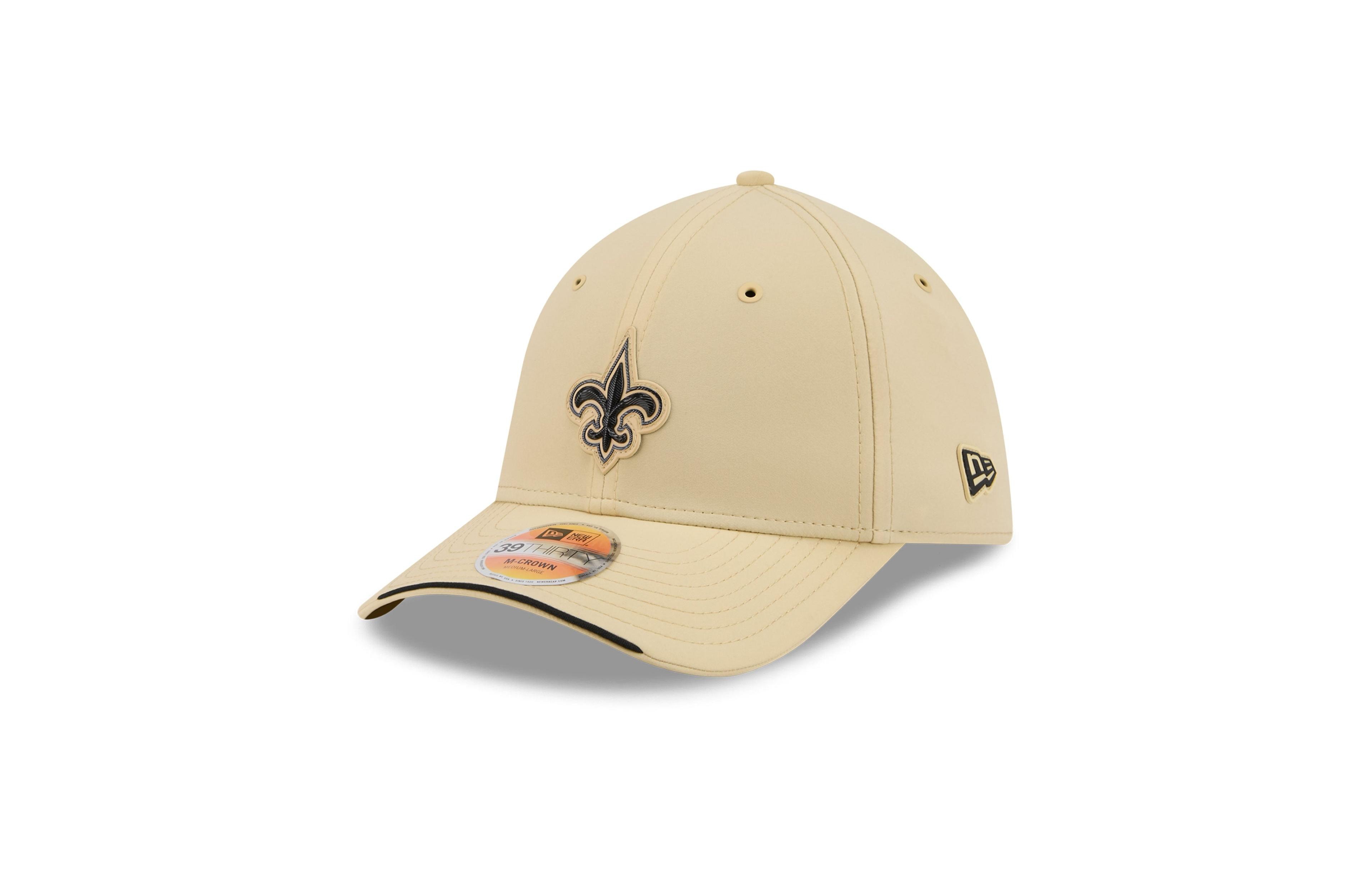 New Era Men's Gold Orleans Saints 2026 Sideline 39THIRTY M-Crown Flex Hat